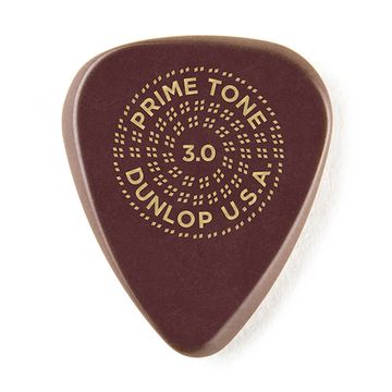 Медиаторы 3шт, 3.0мм, гладкие, стандартные, Dunlop 511P3.0 Primetone Sculpted Plectra