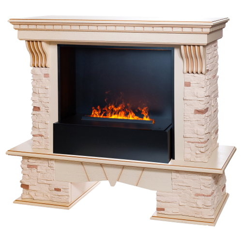 Каминокомплект Real Flame Sorento 25,5/26 WT с очагом 3D Cassette 630 Black Panel