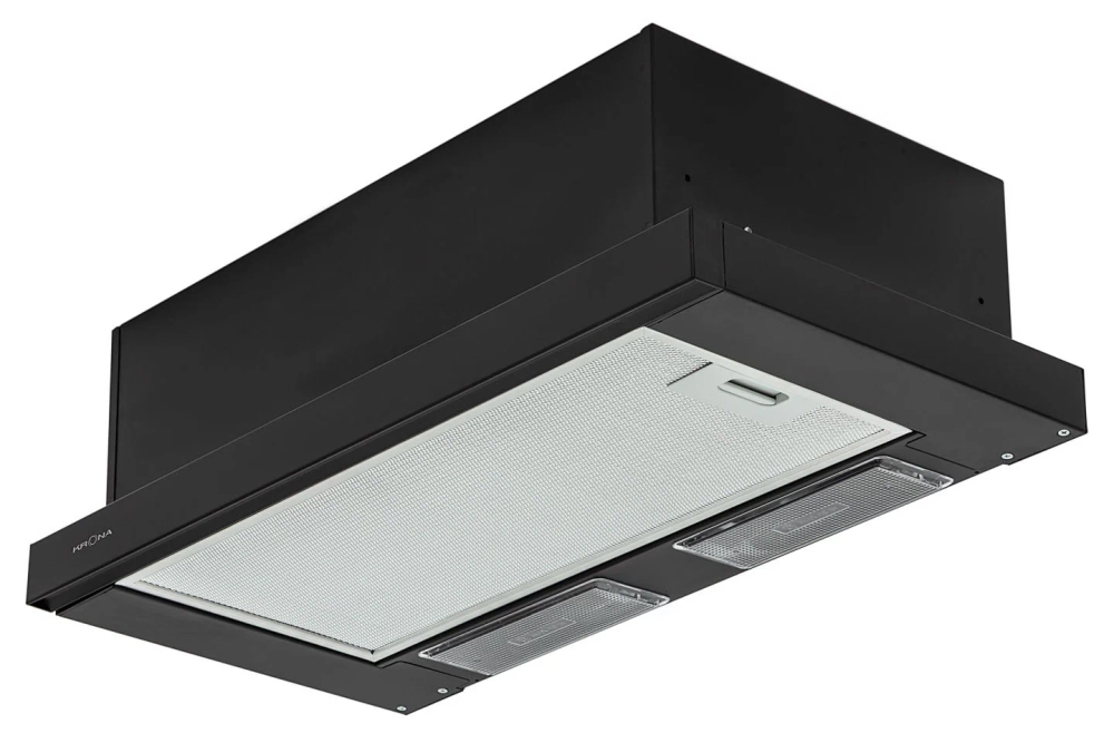 Встраиваемая вытяжка Krona KAMILLA 600 BLACK (2 мотора)