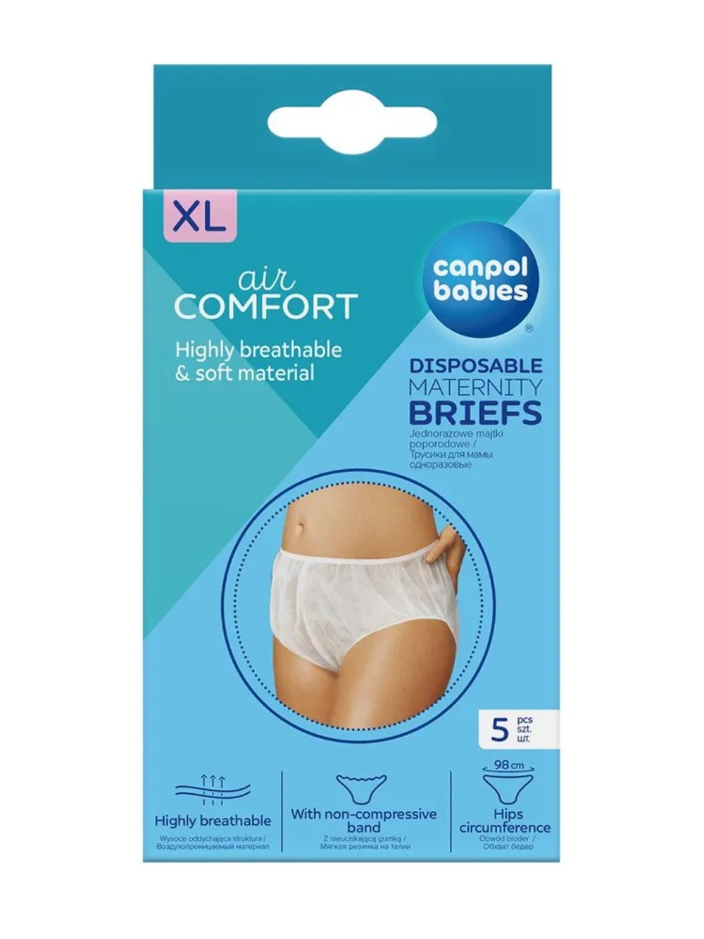 Одноразовые послеродовые трусы Canpol Babies, размер XL (5 шт)
