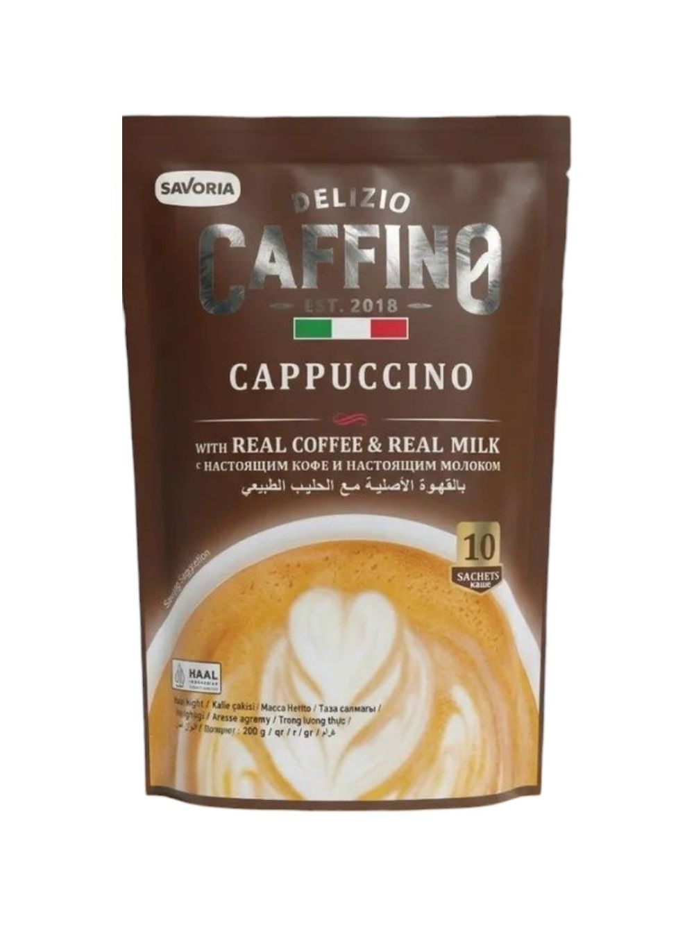 Напиток кофейный Caffino (классик) Capuchino упаковка 10шт