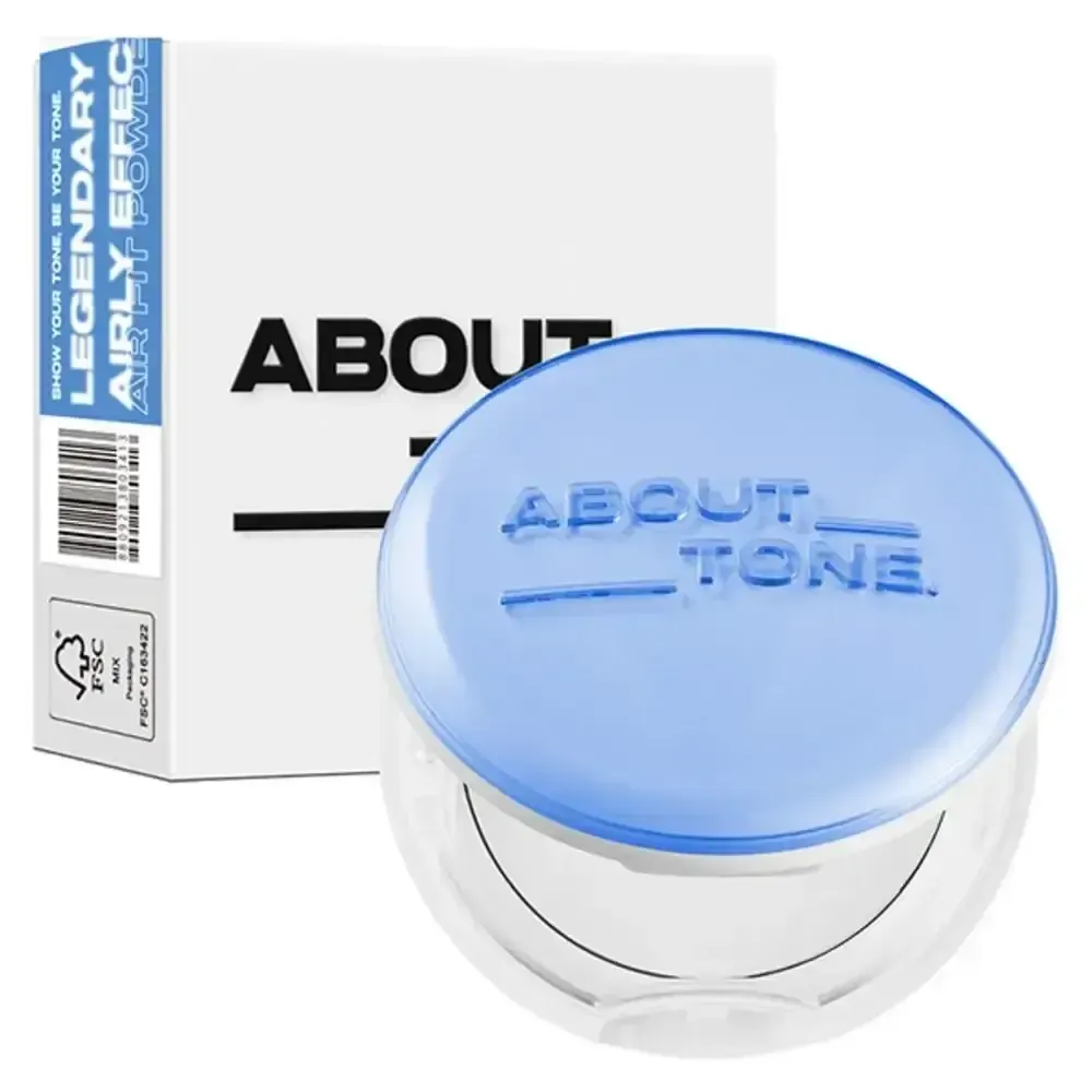 ABOUT TONE Прозрачная пудра для фиксации макияжа Air Fit Powder Pact