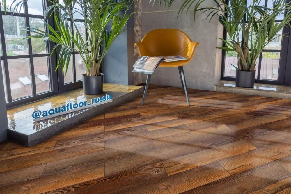 Кварцвиниловая плитка Aquafloor Parquet Glue AF2510PG