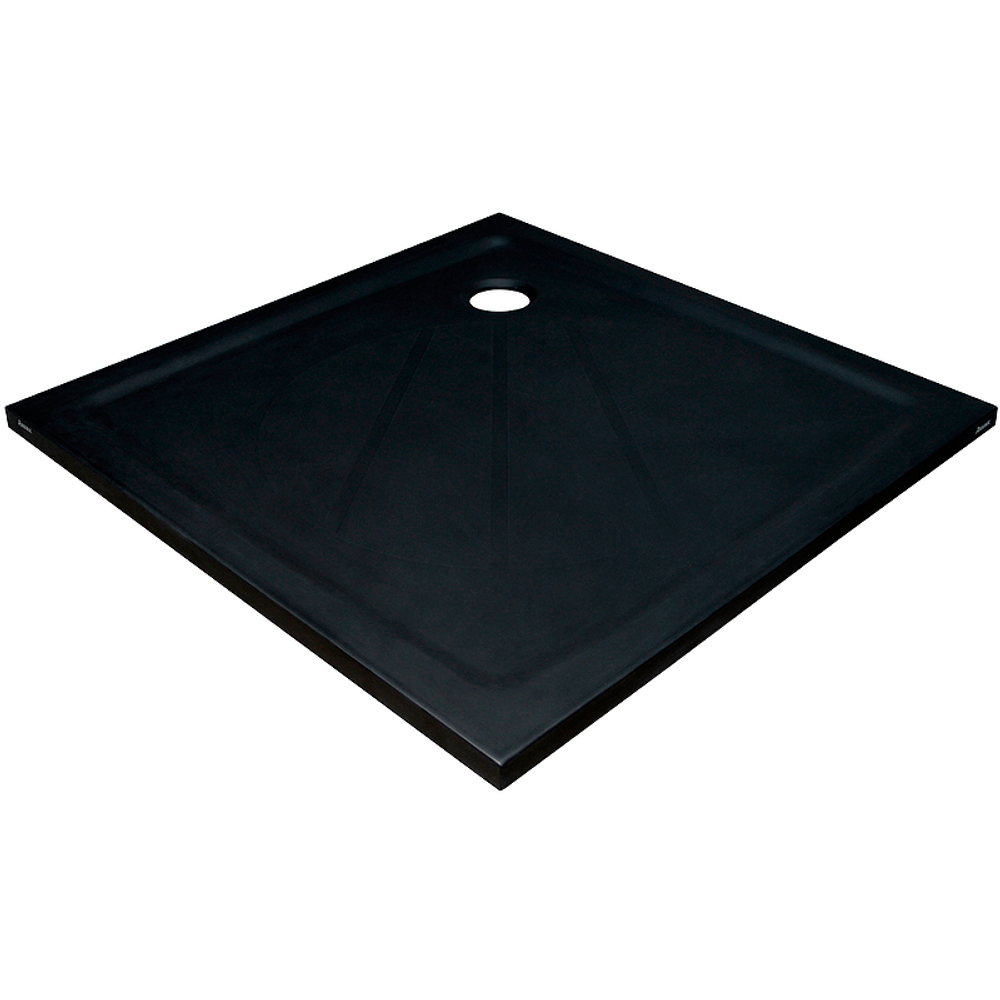 Душевой поддон из искусственного камня Ravak Perseus Pro 80х80 XA034401010BM Черный матовый
