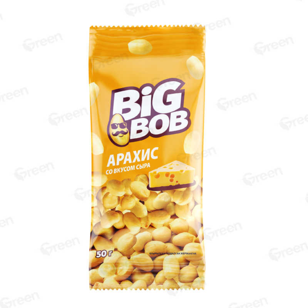 Арахис Big Bob вкус сыр 50 гр