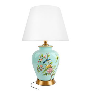 Настольная лампа 1*Е27 10379T/A голубой/бронза Bluet LOFT IT