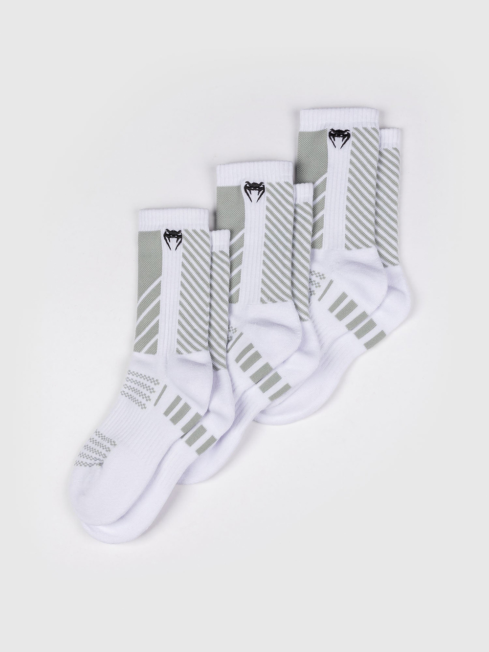 Носки высокие Venum Vector White/Grey 3 пары