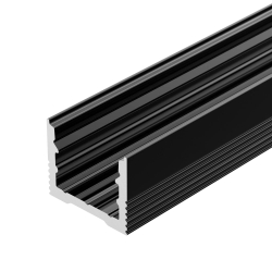 Профиль SL-SLIM-H13M-2000 BLACK (Arlight, Алюминий) 032997