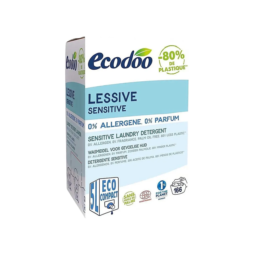 ЭКОЛОГИЧЕСКОЕ ГИПОАЛЛЕРГЕННОЕ СРЕДСТВО ДЛЯ СТИРКИ БЕЛЬЯ 5 л (Ecodoo)