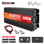 Инвертор 24V-220V 6000W черно-красный RDDSPON