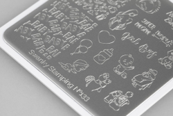 Swanky Stamping Пластина для стемпинга 133.