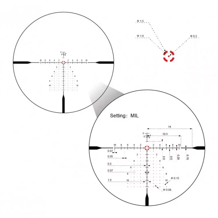 Прицел Vector Optics Continental X10 1-10x28 ED RAR-C (SCFF-62)