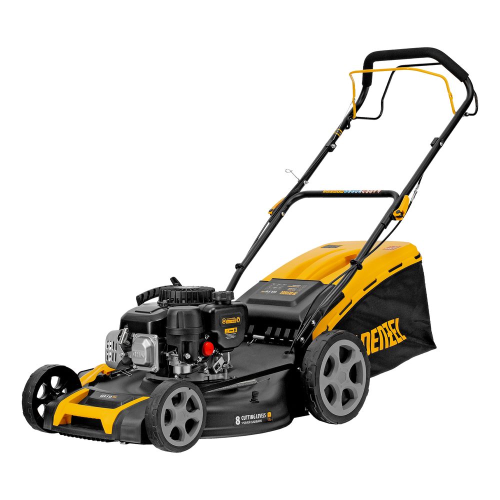 Газонокосилка бензиновая Denzel GLR-510SP-ZS, 171 см³, ширина 51 см, привод, травосборник 65 л