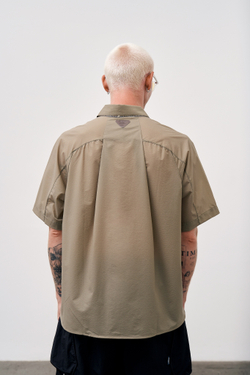 Рубашка Blue Monte Lightweight and Breathable Short-Sleeved Shirt "Usnea Green"