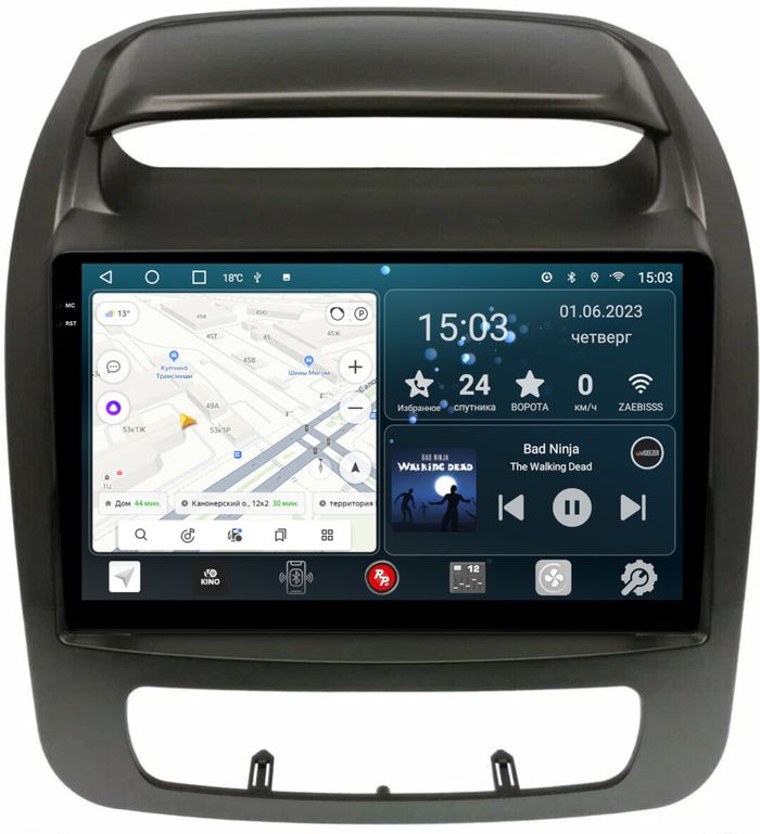 Магнитола для KIA Sorento 2 XM 2012-2020 c экраном климата снизу - RedPower 440 Android 10, Быстрая, QLED+2K, CarPlay, SIM-слот