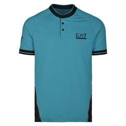 Мужское теннисное поло EA7 Man Jersey Jumper - ocean dephts