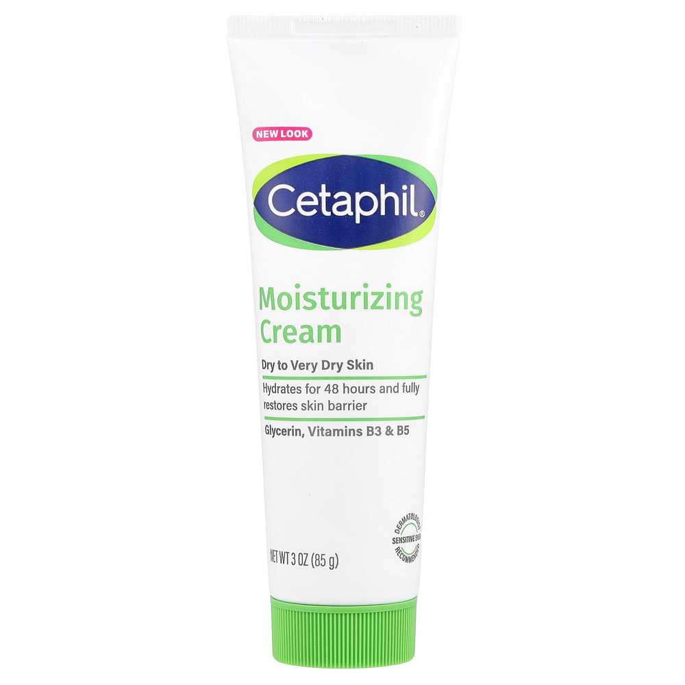 Cetaphil, увлажняющий крем, без отдушки, 85 г (3 унции)