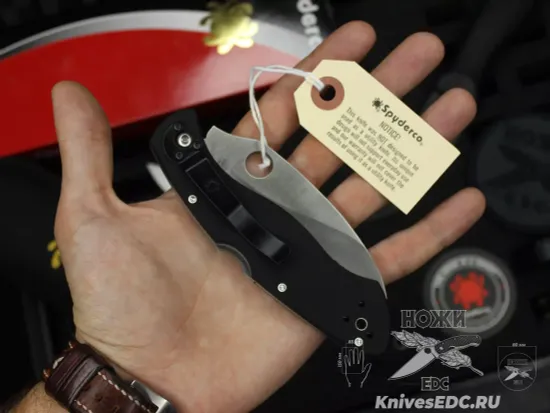 Нож складной Spyderco Civilian C12GS c клинком из стали VG-10, рукоять G10