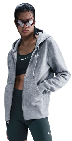 Женская Кофта теннисная Nike Sportswear Phoenix Fleece - темно-серый вереск/парус