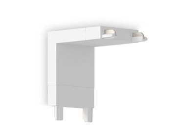 Коннектор угловой внутренний для накладного шинопровода GV1103 WH белый Magnetic Ultra Slim Ambrella