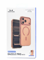 Накладка для i-Phone 17 Pro Max Keephone Dazzle Pro MagSnap оранжевый