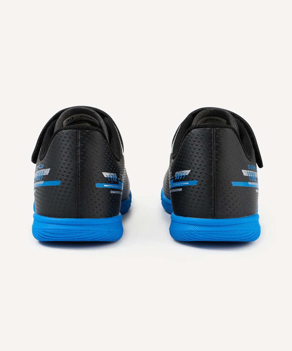 Бутсы зальные Evofly IN Talant Black/blue, детский