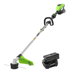 Триммер аккумуляторный Greenworks ST161S Арт. 2112307UB, 82V, 1,6 кВт, 43 см, бесщеточный, с АКБ 5Ач и ЗУ