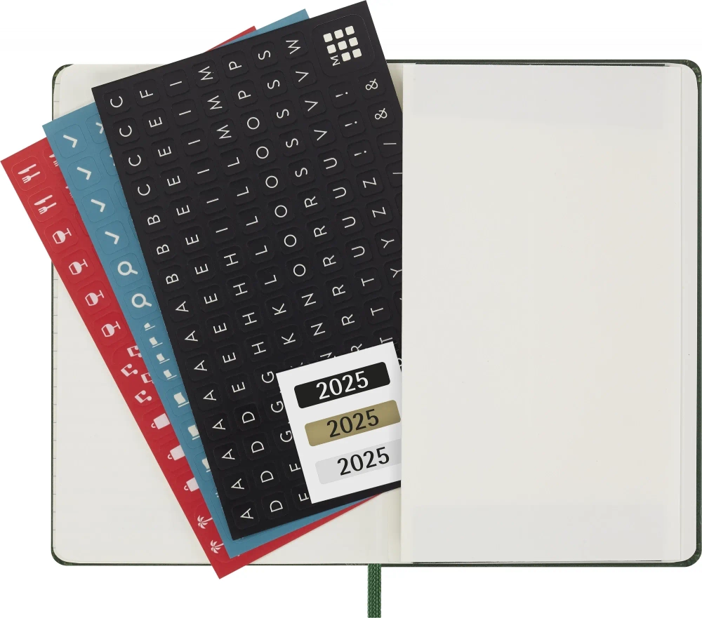 Еженедельник Moleskine Classic (DHK1512WN2) 9х14см твердая обложка зеленый