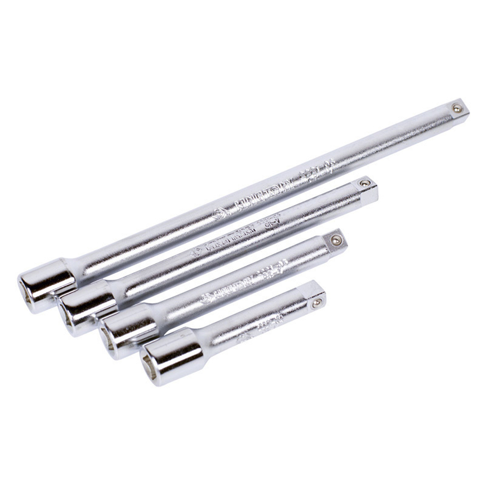 Набор удлинителей 1/2", 75, 125, 150, 250 мм, 4 предмета KING TONY 4104PR