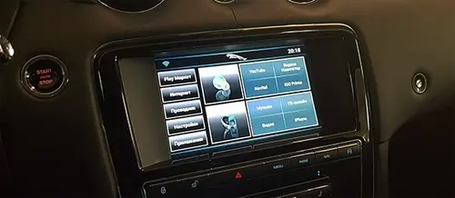 Навигационный блок для Jaguar XJ 2013-2016 - Carsys RR-1 на Android 10, SIM-слот
