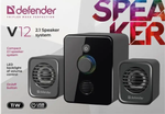Компьютерная акустика 2.1 DEFENDER V12 11Вт USB