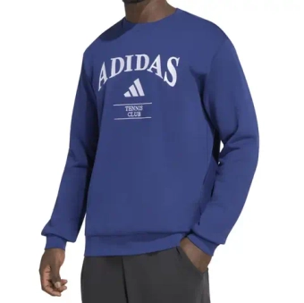 Мужская теннисная кофта Adidas Heritage Tennis Graphic Pullover - dark blue/white