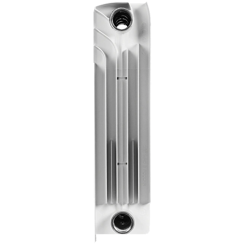 Радиатор биметаллический STOUT TITAN 350 - 8 секций (подключение боковое, цвет белый)