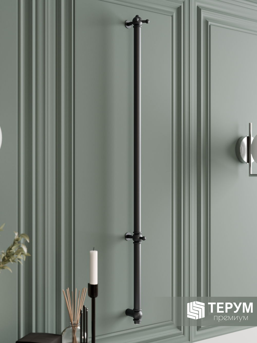 Полотенцесушитель Винтаж 1 120х4 Графит