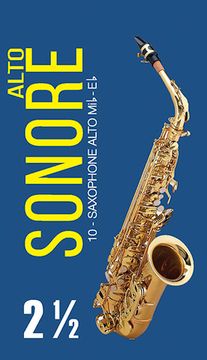 FR19SA13 Sonore Трости для саксофона альт № 2,5 (10шт), FedotovReeds