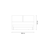 Изголовье (160x200 см) ENZA HOME LORETO EH57670