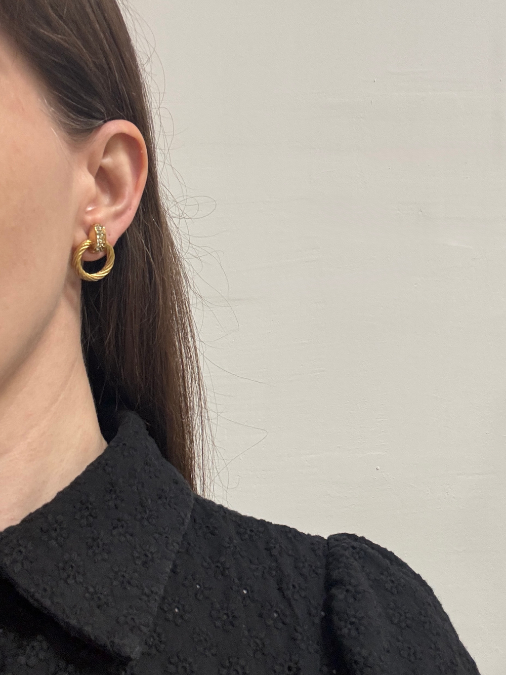 Серьги с кристаллами Christian Dior