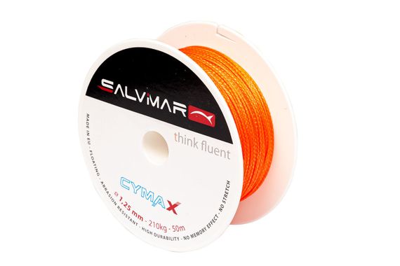 Линь Salvimar Cymax, ø 1.25 мм., 210 кг., 1 метр (в катушке 50 м)