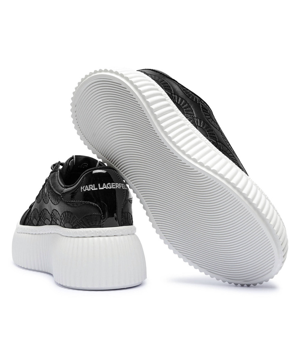 Кожаные кроссовки KREEPER Karl Lagerfeld - черный(KL42324A)