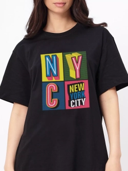 Футболка с надписью new york нью-йорк