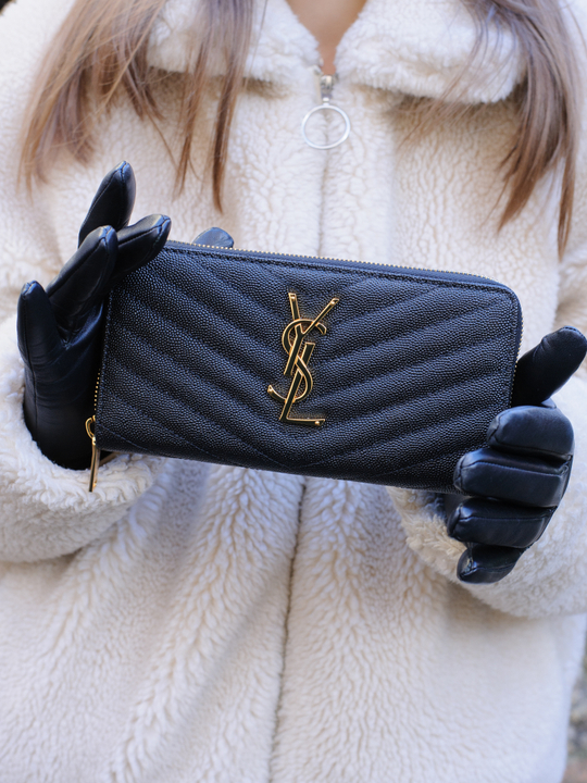 Saint Laurent Кожаный кошелёк