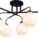 IL0252-6CSQ-79 BK AB светильник потолочный ILLUMICO, E27х6