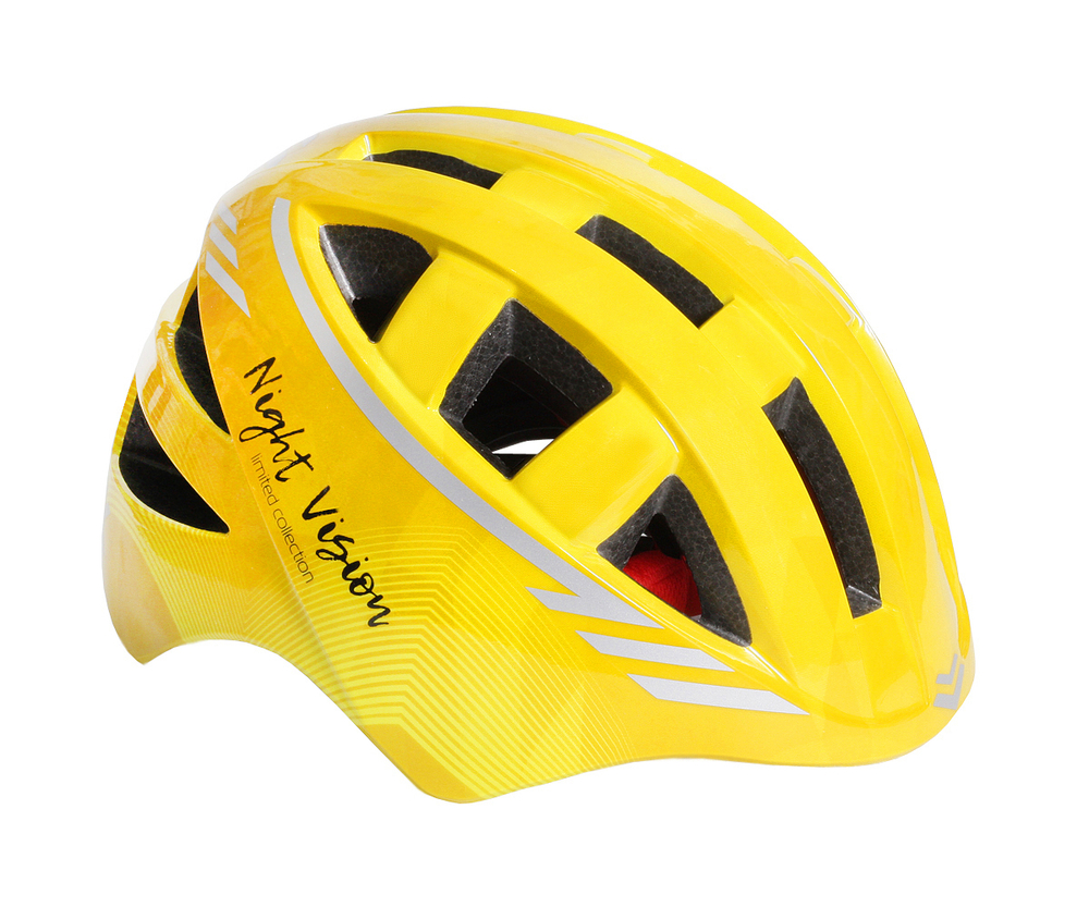 Шлем детский night vision kids с регулировкой, IN-MOLD, S(48-52см), инд.уп. Vinca Sport