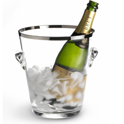 SEAU A CHAMPAGNE - Ведро для охлаждения шампанского 22 см стекло СНЯТО С ПРОИЗВОДСТВА!
