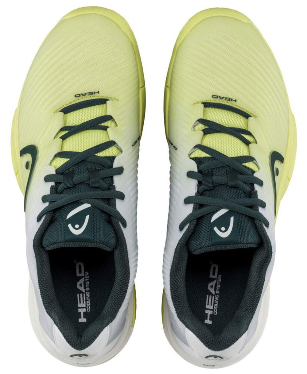 Мужские кроссовки теннисные Head Revolt Pro 4.0 - light green/white