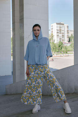 Блузка Mila Bezgerts 827АЕ, цвет Голубой, размер 50-164