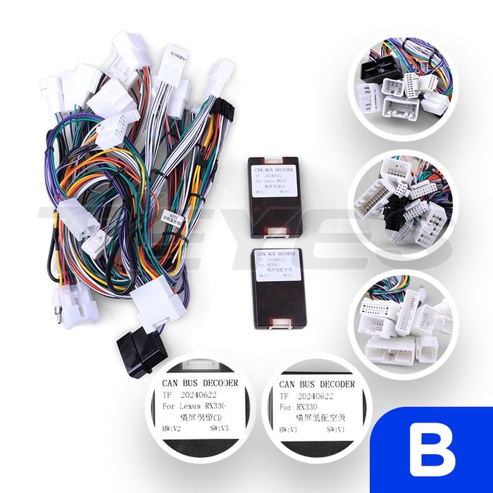 Магнитола для Lexus RX 2003-2009, Toyota Harrier XU30 2003-2013 (ШГУ цветной, рамка серо-бежевая) - Teyes LUX ONE 360 монитор 12.3" 2K QLED на Android 10, Быстрая, CarPlay, 4G SIM-слот, 4 камеры в комплекте