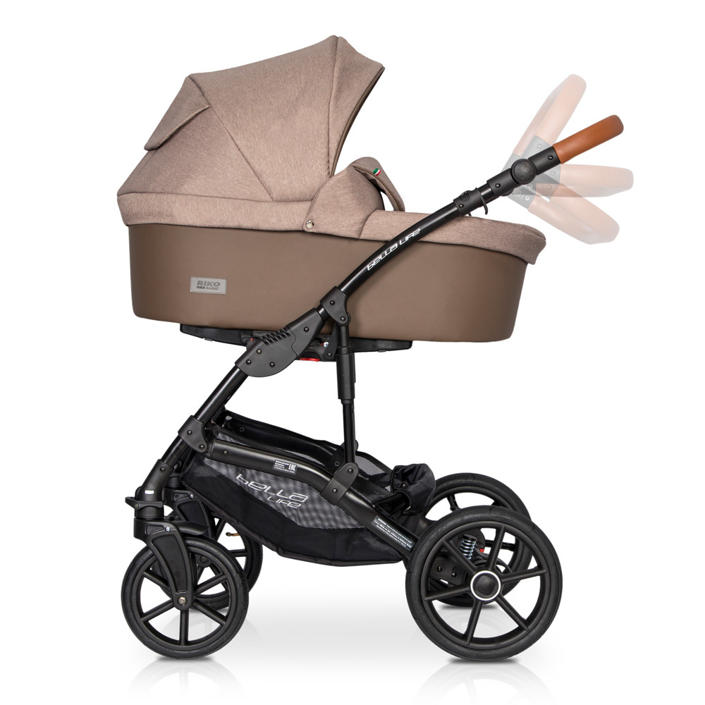 Коляска  BELLA LIFE (2 в 1) (RIKO BASIC) 05 Mokka (коричневый)