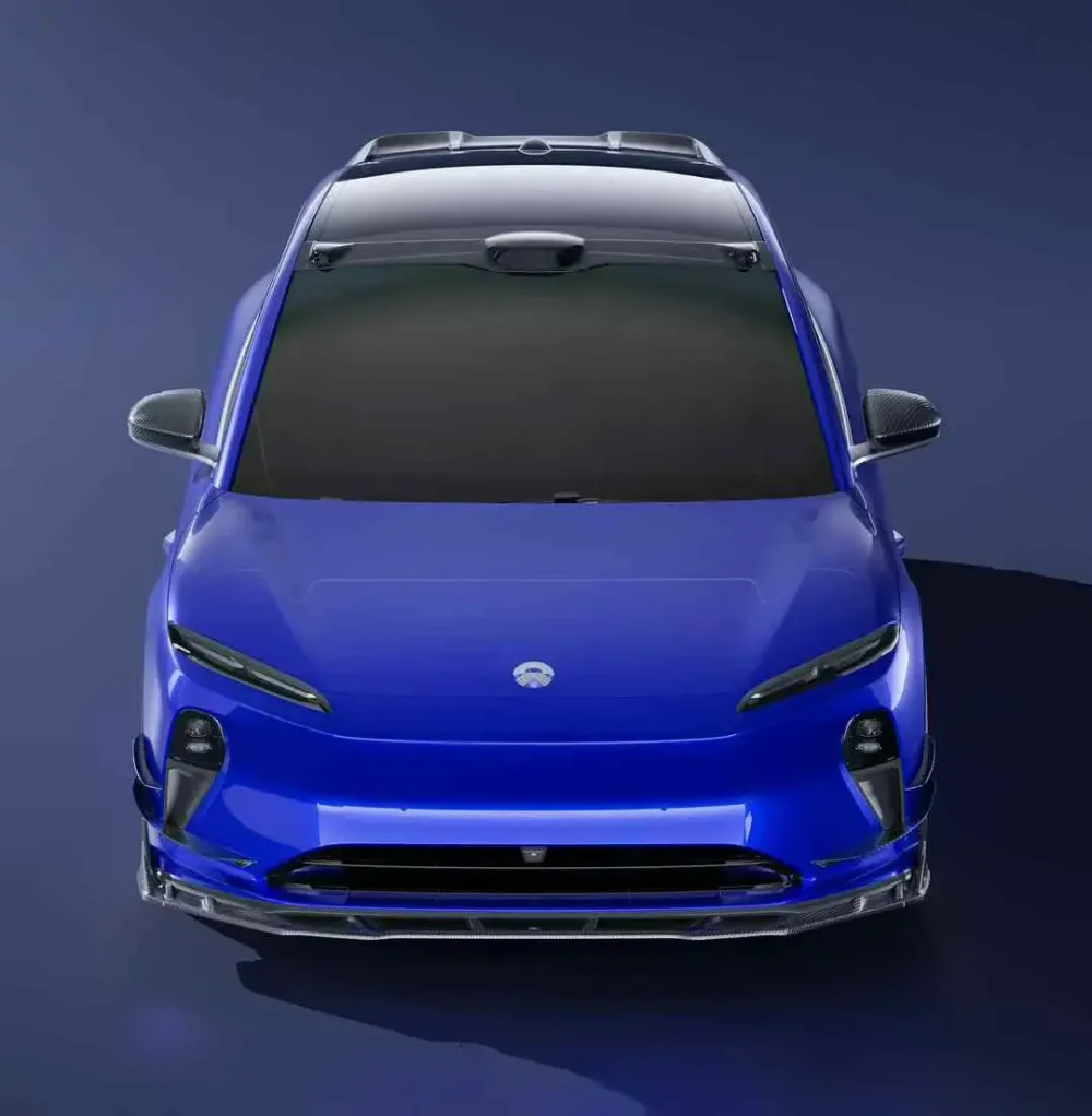 Карбоновый обвес для NIO ET5T 2023+ НИО бампер диффузор плавники юбки
