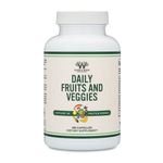 Double Wood Supplements - Daily Fruits and Veggies - 180 x 500 mg capsules